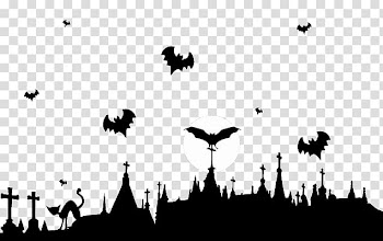Hello Kitty Halloween Party, graveyard transparent background PNG clipart