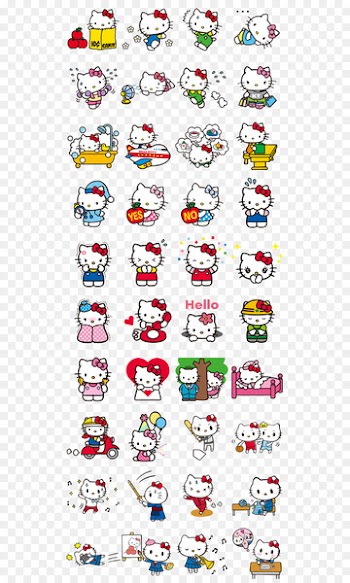 Hello Kitty Sticker My Melody Sanrio - others 