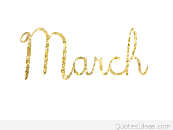 Hello March png photo