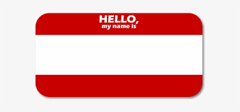 Hello, My Name Is - Hello My Name - Free Transparent PNG Download ...