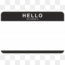 Hello My Name Is PNG and Hello My Name Is Transparent Clipart Free ...