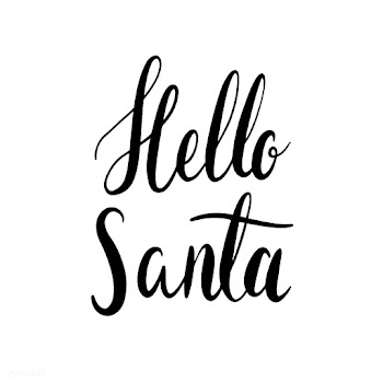 Hello Santa typography style vector | Free stock vector - 517733