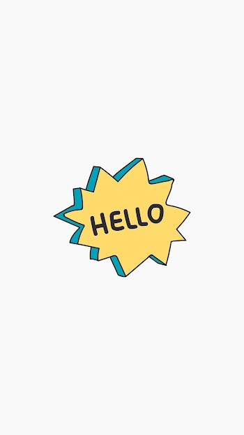 Hello speech bubble | Free stock vector - 841844