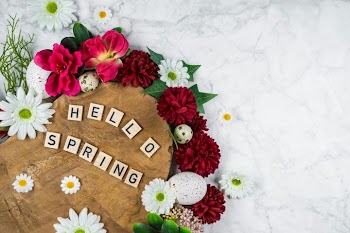 Hello Spring Floral Arrangement