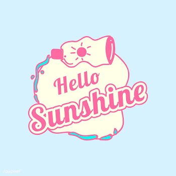 Hello sunshine badge | Free stock vector - 592644