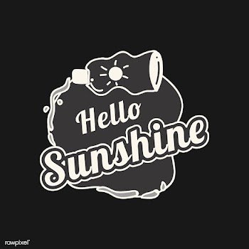 Hello sunshine badge | Free stock vector - 592651