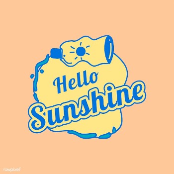 Hello sunshine badge | Free stock vector - 592658