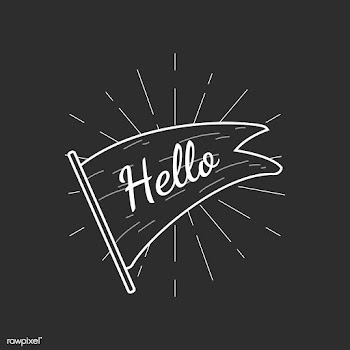 Hello text in a badge | Free stock vector - 574989