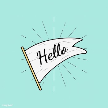 Hello text in a badge | Free stock vector - 575000