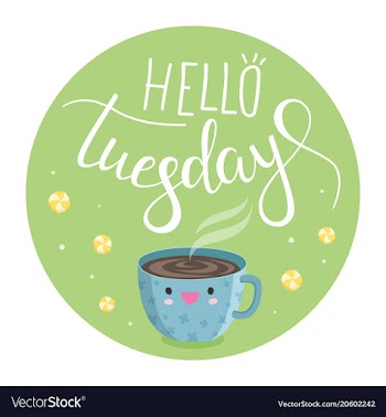  					Hello tuesday vector image														
