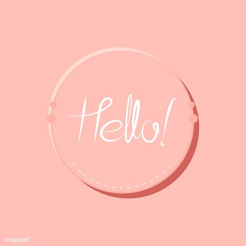 Hello typography badge design vector | Free stock vector - 494739