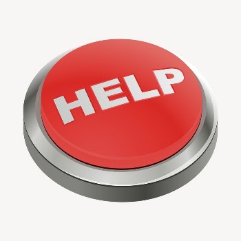 Help button clipart, illustration vector. | Free Vector - rawpixel