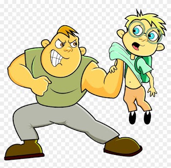 Help My Child Wont Stand Up To The Bully - Bullying At School Clipart