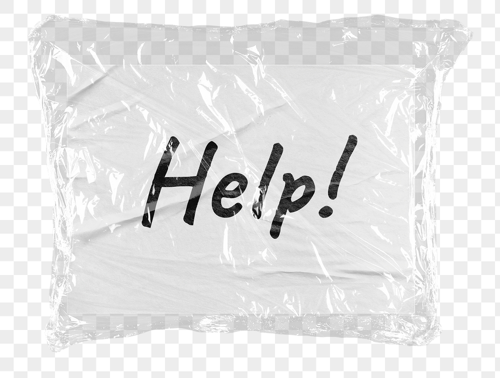 Help png word sticker, plastic | Free PNG - rawpixel