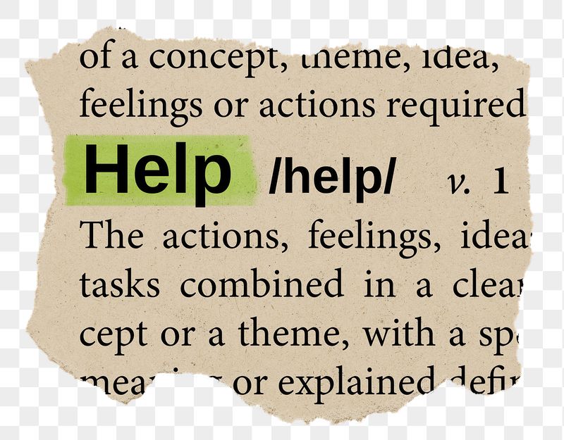 Help png word sticker, torn | Free PNG - rawpixel