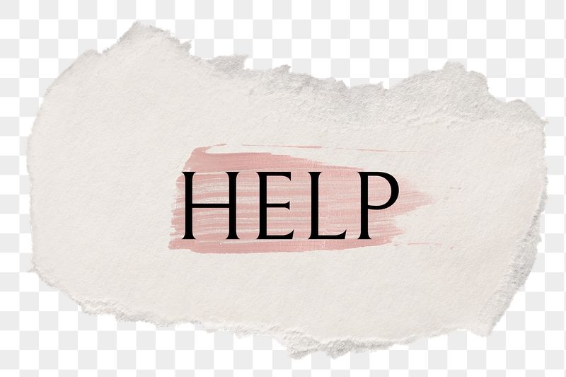 Help png word sticker typography, | Free PNG - rawpixel