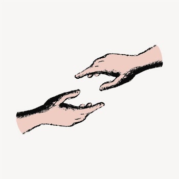 Helping hands clipart, charity aesthetic, | Free Vector Illustration - rawpixel