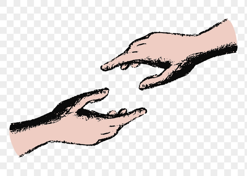 Helping hands png sticker, charity | Free PNG Illustration - rawpixel