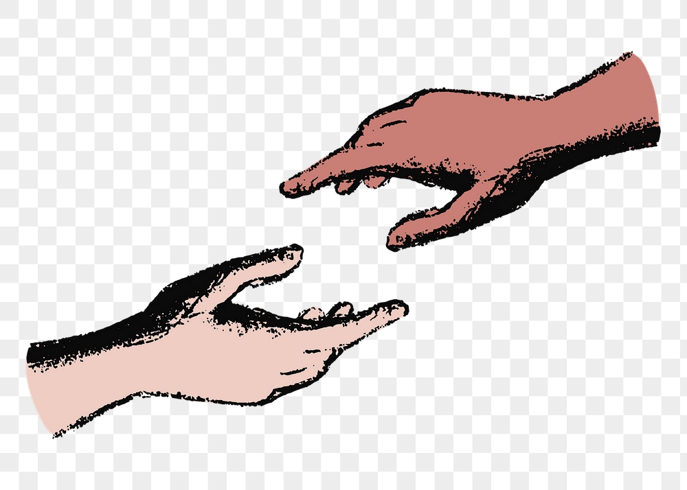 Helping hands png sticker, cultural | Free PNG Illustration - rawpixel