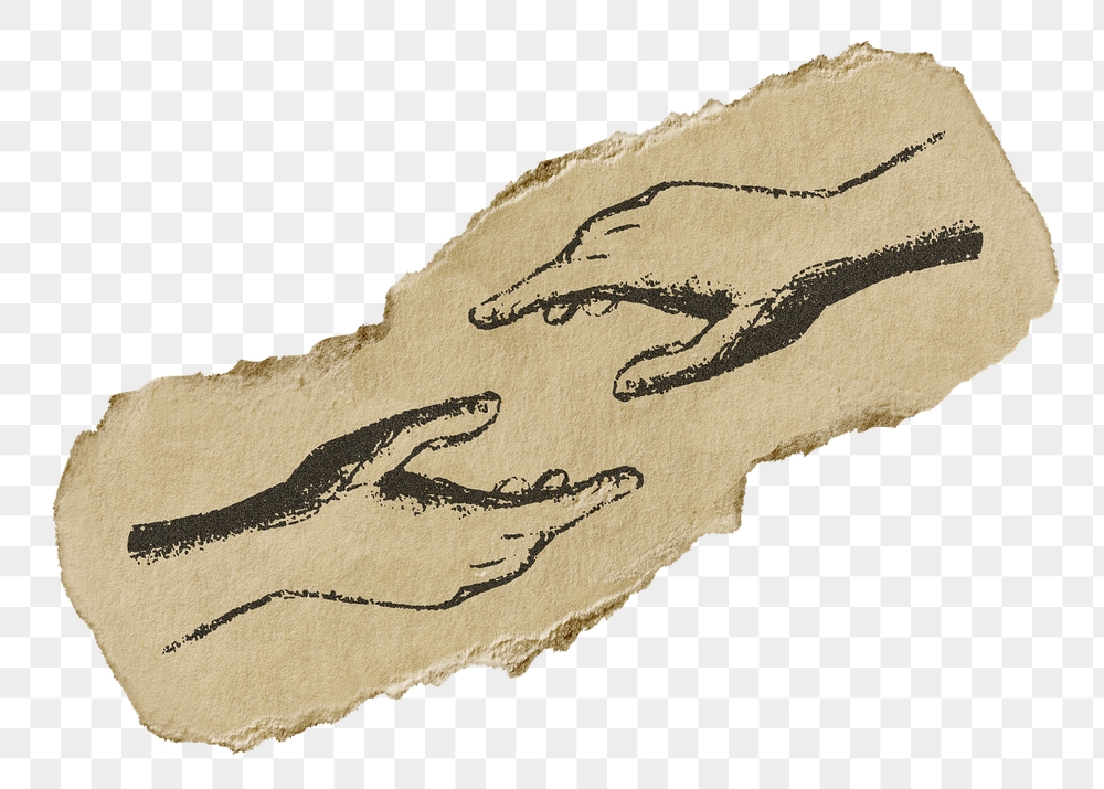 Helping hands png sticker, ripped | Free PNG Illustration - rawpixel