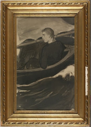 "hemåt i höstregn", 1896, by Magnus | Free Photo - rawpixel