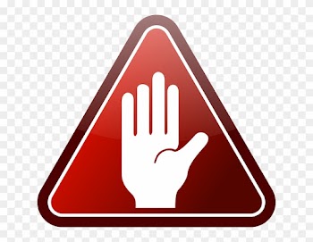 Henna Kits From Books Stores And Earth Henna Kits - Triangle With Hand Traffic Sign