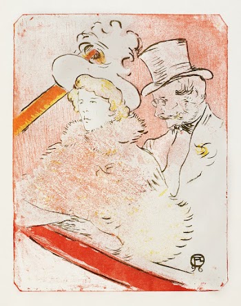 Henri de Toulouse&ndash;Lautrec, At the… | Free public domain illustration