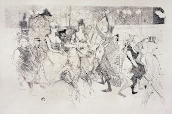 Henri de Toulouse&ndash;Lautrec, Une redoute… | Free public domain illustration