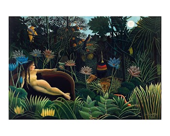 Henri Rousseau art print, The Dream famous… | Free stock illustration | High Resolution graphic