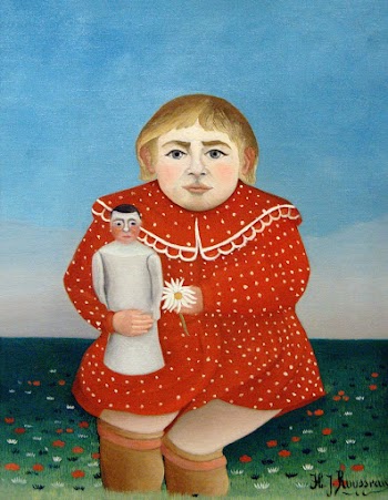 Henri Rousseau's Child with Doll (1906)… | Free public domain illustration