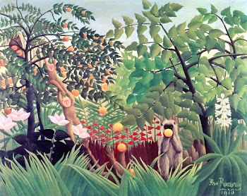 Henri Rousseau's Exotic Landscape (1910)… | Free public domain illustration