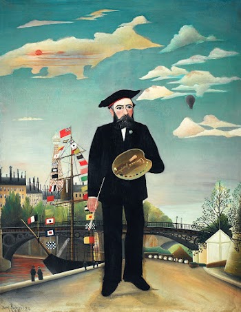 Henri Rousseau's Myself: Portrait &ndash;… | Free public domain illustration