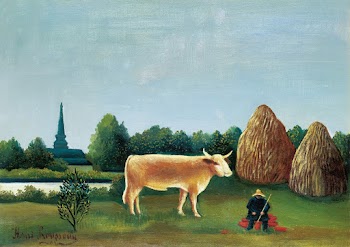 Henri Rousseau's Scene in Bagneux on the… | Free public domain illustration