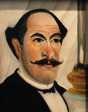 Henri Rousseau's Self-Portrait of the Artist… | Free public domain illustration