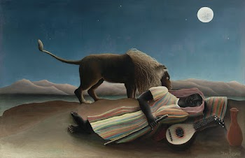 Henri Rousseau's The Sleeping Gypsy (La… | Free public domain illustration