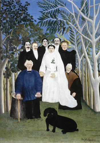Henri Rousseau's The Wedding Party (ca. 1905)… | Free public domain illustration