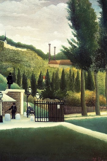 Henri Rousseau's Toll Gate (The Customs Post)… | Free public domain illustration