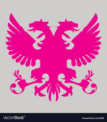 Heraldry eagle vector image