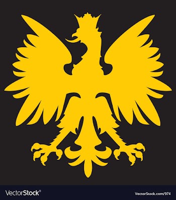Heraldry eagle vector image
