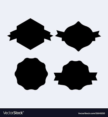  					Heraldry shield banner vector image														