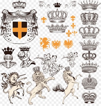 Heraldry Stock photography Illustration - Classical medieval element vector material 