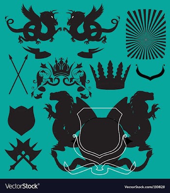 Heraldry vector image