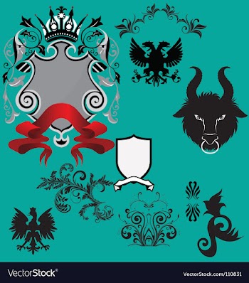 Heraldry vector image