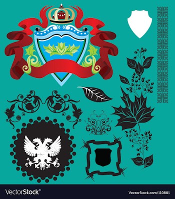 Heraldry vector image