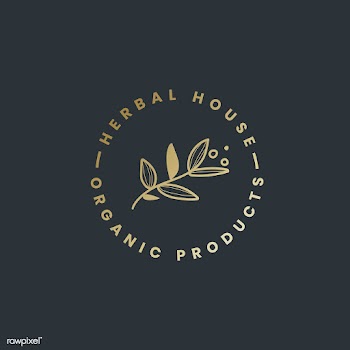 Herbal house logo design vector | Free stock vector - 523423