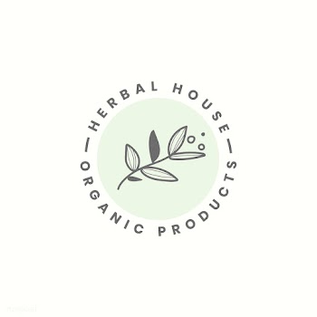 Herbal house logo design vector | Free stock vector - 523509