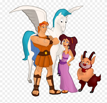 Hercules - Hercules Png - Meg Hercules And Pegasus Clipart ...