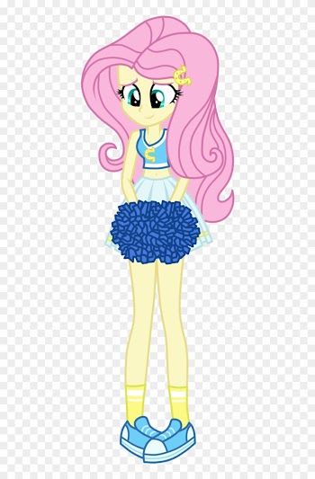 Here Rainbow Dash - Equestria Girls Fluttershy Cheerleader