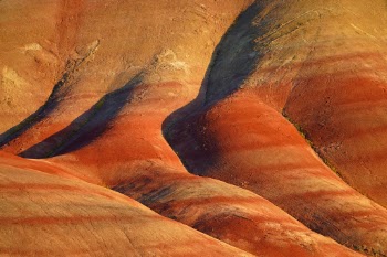 Here's a cool closeup of the Painted Hills Unit at the John Day National Monument in Central Oregon. I love how the setting sun brought out the color and depth to this awesome landmark. 