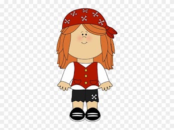 Here You Can See The Pirate Clipart Collection - Pirate Girl And Boy Clipart